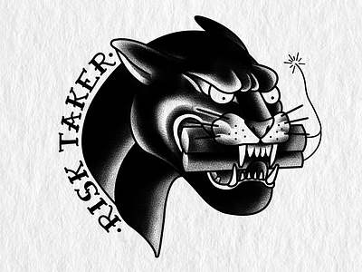 Panther american traditional art design digital art digital drawing drawing flash graphic art illustration illustrations panther tattoo tattoo art tattoo design