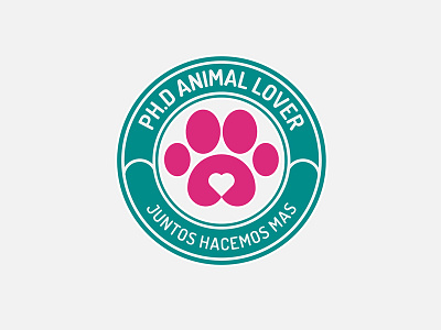 Animal lover branding design illustrator logo logodesign logotype vector