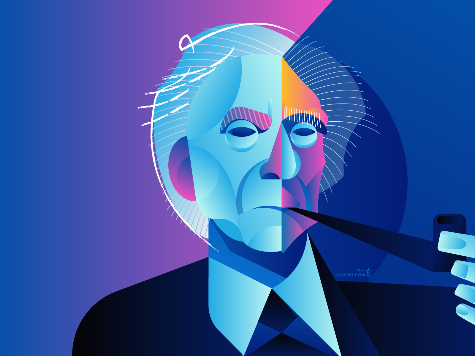 Bertrand Russell by Gnoori Design on Dribbble