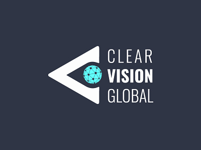 Clear Vision Global Logo a communicatio eye logo v world