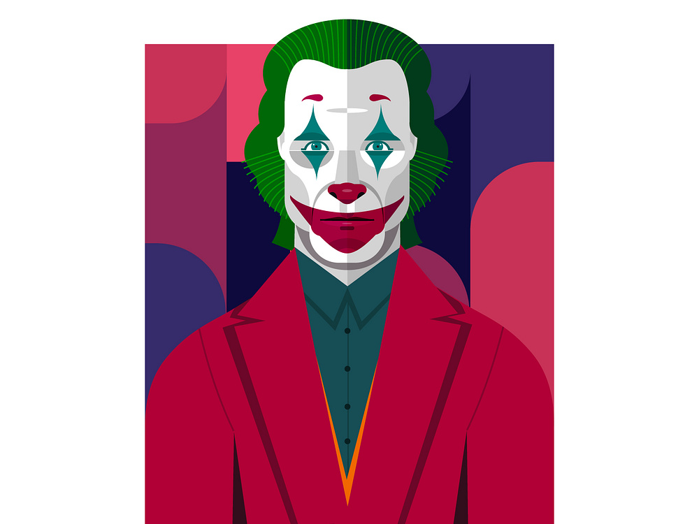 Geometric Joker by Gnoori Design on Dribbble