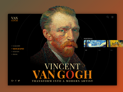 Van Gogh Web Concept
