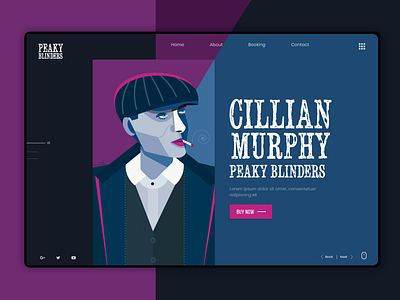 Cillian Murphy Web Concept