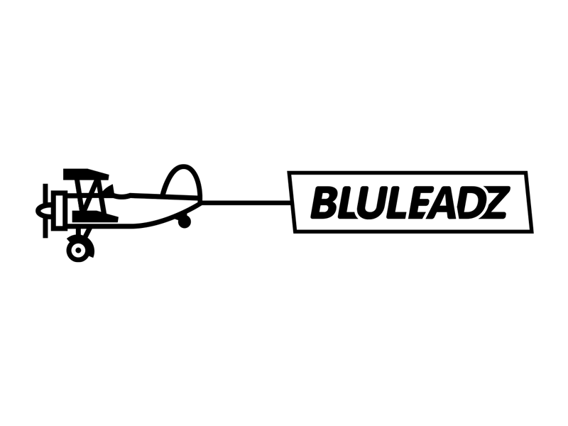 Animated Plane Flying with a Banner