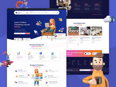 Learning Factor - SaaS Landing Page Design by Webzeel