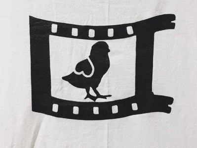 Chick Flick graphic design iconography logo