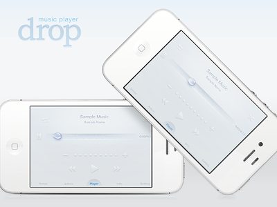 Drop Music Player App app drop emi music player water