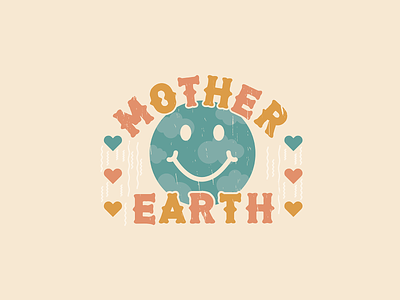 Mother Earth design earth illustration lettering mother typography vector