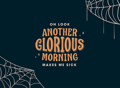 Makes Me Sick halloween halloween design halloweenmovies hocus pocus illustration october sandersonsisters typography winifred