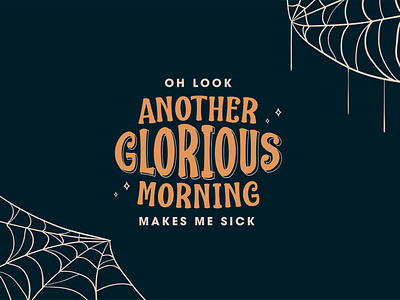 Makes Me Sick halloween halloween design halloweenmovies hocus pocus illustration october sandersonsisters typography winifred