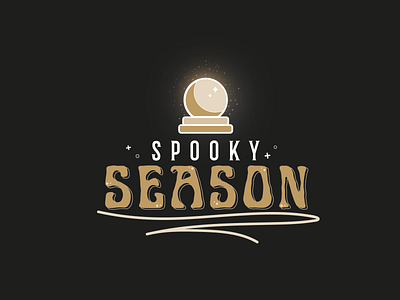 My Favorite Season autumn charleston fall halloween illustration october seasons spooky spooky season typography