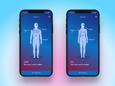 AI Healthcare iOS App ai health app healthcare ios native design native mobile design