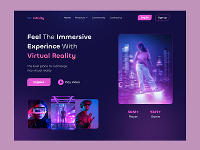 Infinity - A Virtual Reality Services Website