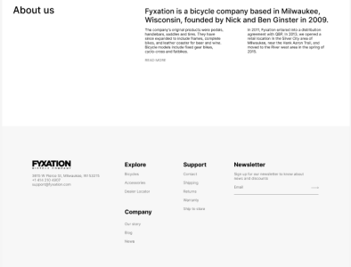 Fyxation Website Redesign branding redesign