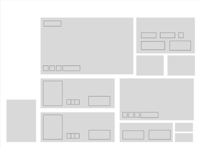 Steam low fidelity wireframe