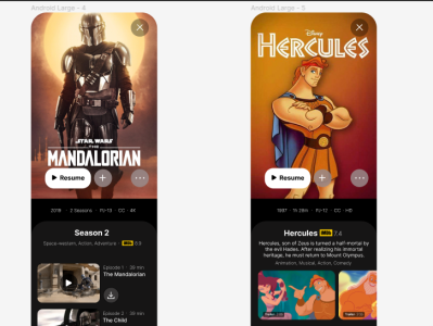 Disney + App Redesign