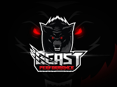 Beast Performance animal branding design fitness logo mascot