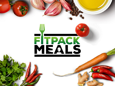 Fitpack Meals design fitness healthy logo meals