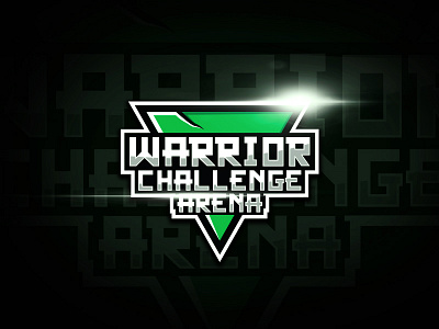 Warrior Challenge Arena arena emblem fitness gym logo martial art metal warrior