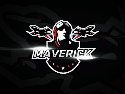 Maverick logo military worldwar ww2