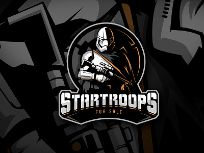 Star Troopers - Logo Design (FOR SALE) esports logo for sale sale