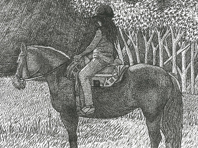 Horseback animals childrens book design graphic design illustration nature novels