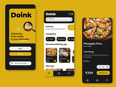 Doink - Food Delivery App