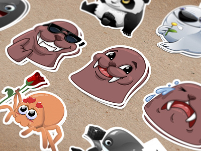 Some stickers art character characterdesign illustration stickers