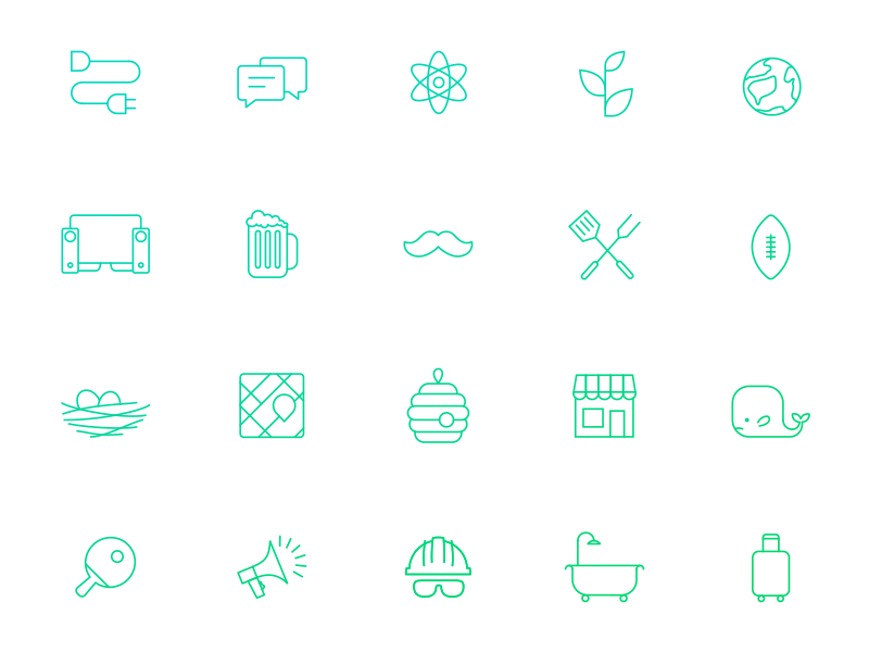 Icons 01 by Jocelyn Hett on Dribbble