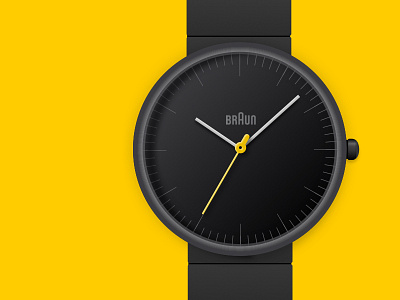 Braun Watch vector illustration black braun free illustration sketch vector watch