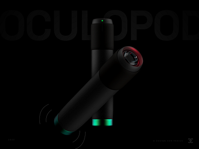 OCULOPOD - walking stick concept 3d accessibility assistant blind blindness c4d computer vision concept design lidar machinelearning product product design smart assistant vision visual impairment walking walking stick