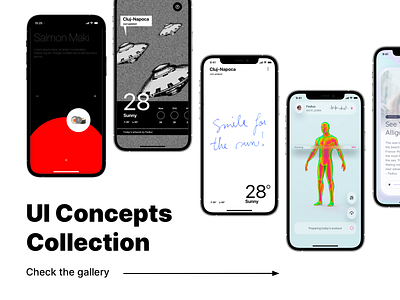 UI Concepts Collection app concept design experimental experiments ideas interface mobile product products ui uichallenge