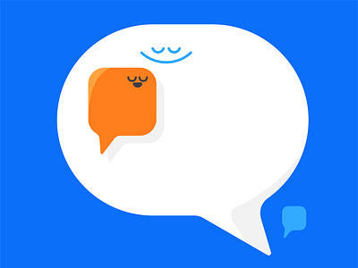 Talk it out character character design communication community editorial headspace illustration karenyoojin meditation shapes speech bubbles teamwork