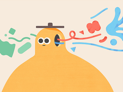 Not a great listener character character design design editorial headspace illustration