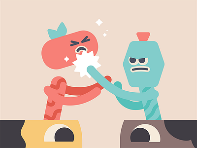 When we dislike somebody character character design design editorial headspace illustration