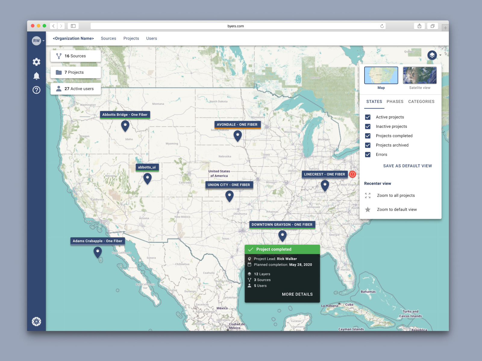 GIS Dashboard by Mac Kozal on Dribbble