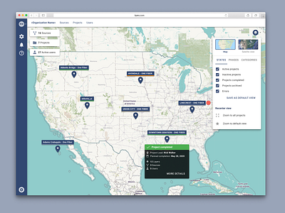 GIS Dashboard dashboard dashboard design data geodata gps information architecture informations map product design ui ux design webapp