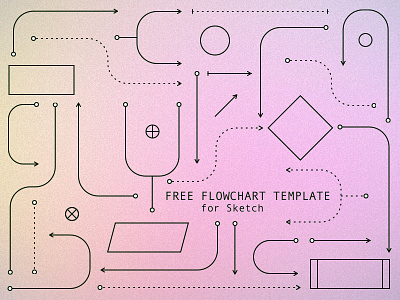 Flowchart Template diagram flowchart freebie sketch ux