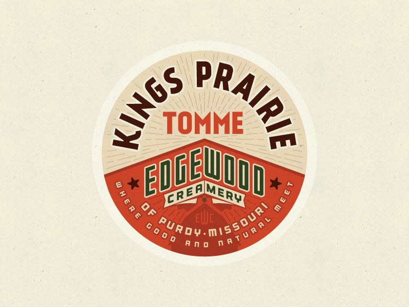 Edgewood Edge Roundel Label by Brian Collins on Dribbble