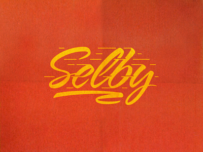 Selby Speed Shop Script automotive fast hot rod lettering motion pulp retro script shop sign painter speed vintage