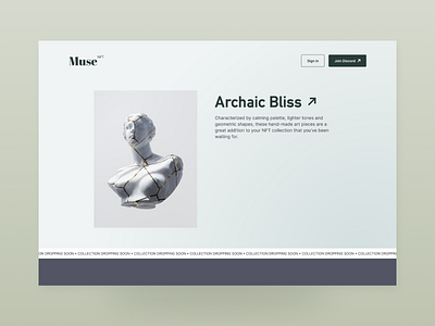 Muse NFT: Website Design