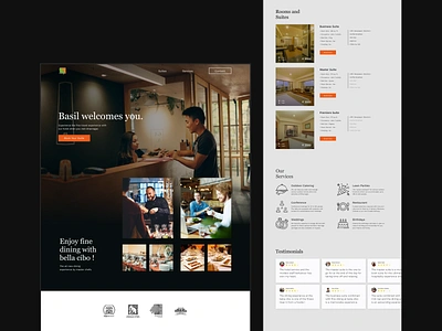 Basil Park: Website Design figma figmawebdesign figmawebsite hotel hotelwebsite ui uidesign ux uxdesign webdesign websitedesign