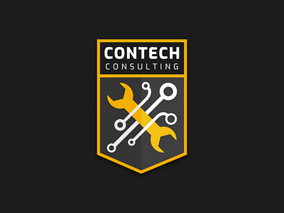 ConTech Consulting adobe illustrator architecture brand identity branding construction icons illustration logo design logos symbol technology tools typography