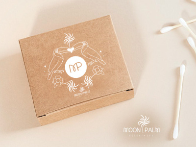 Moon Palm Resport & Spa - Packaging adobe illustrator brand identity branding design eco floral hospitality illustration mockup packaging palm palmtree spa toucan travel tropical typography vector