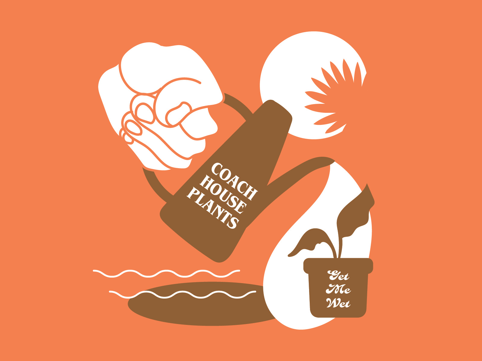 Get Me Wet Coach House Plants, Chicago by Corinne Mock on Dribbble