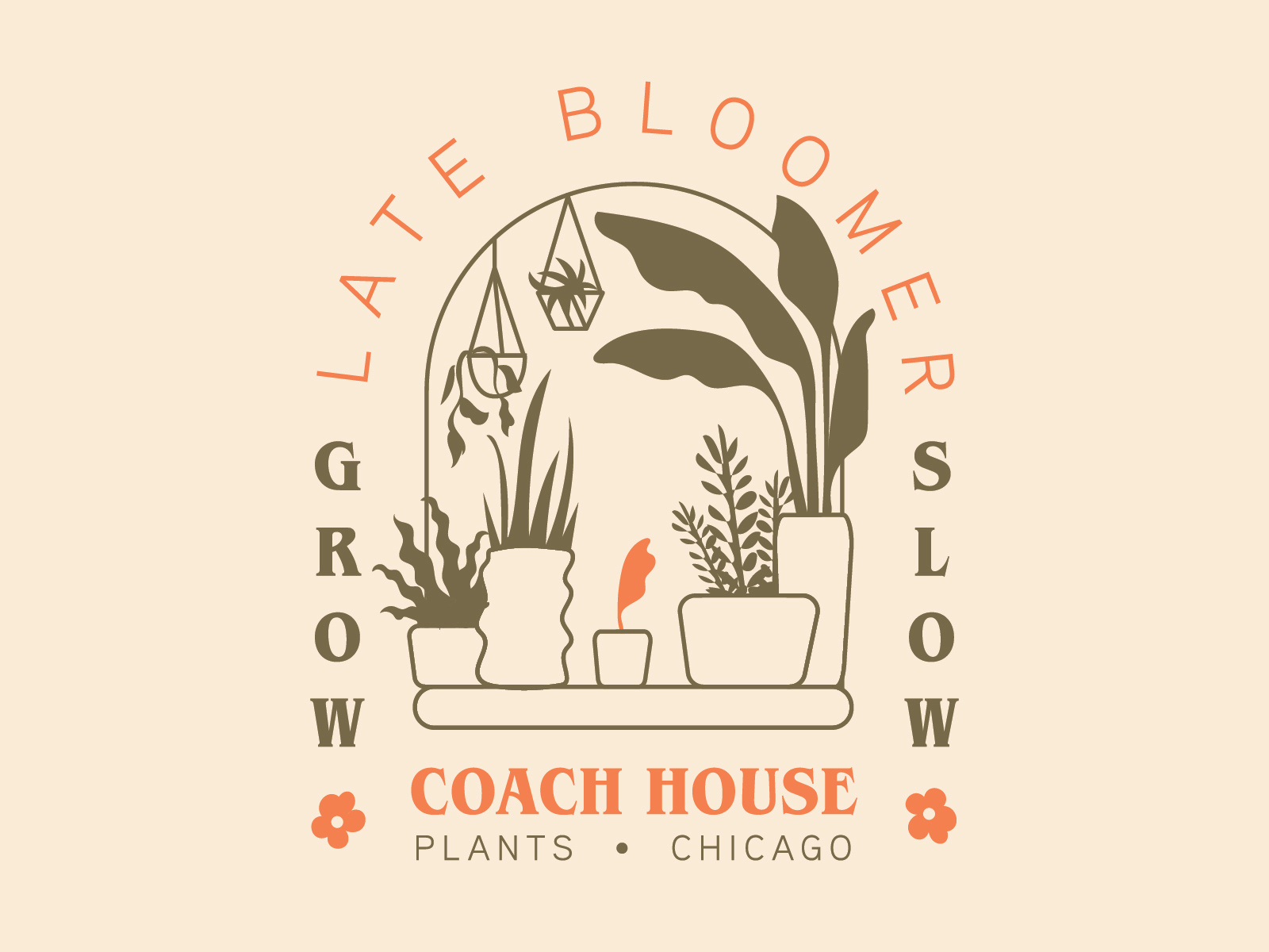 Late Bloomer / Grow Slow Coach House Plants, Chicago by Corinne Mock