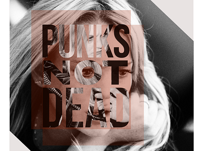 Punks Not Dead black and white celebrity fashion lindsay lohan look book photography photoshop punk typography