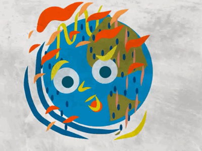 I’m in danger adobe illustrator animation climate change danger earth global warming globe illustration world