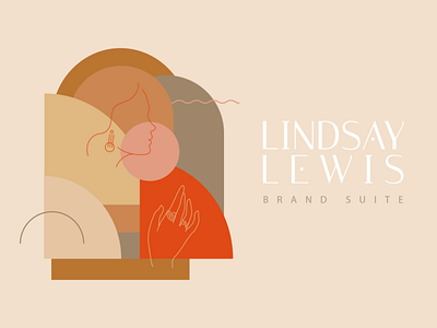 Lindsay Lewis Brand Suite adobe illustrator brand brand identity branding fashion feminism feminist illustration jewelry lindsay lewis logo typography vector women