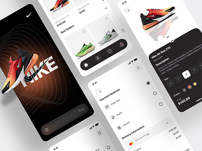 Nike Product Marketplace design product design ui ux web